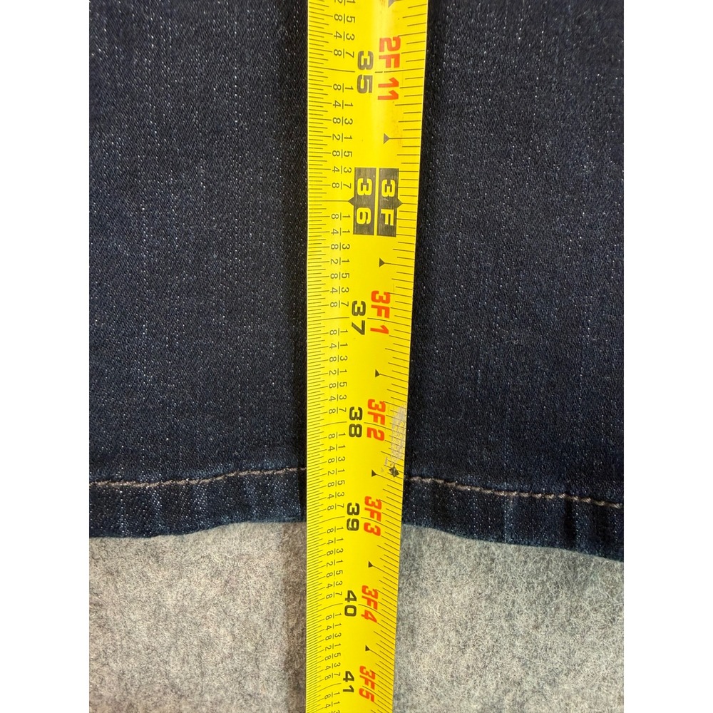 Banana Republic Slim Bootcut Jeans Womens 28/6 Dark Indigo Blue Denim Regular - Picture 3 of 5